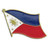 Philippines Flag Lapel Pin - 3/4" x 1/2"