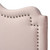 Baxton Studio Nadeen Modern and Contemporary Light Pink Velvet Fabric Upholstered King Size Headboard