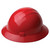 Red Americana Full Brim Hard Hat with 4-Point Mega Ratchet Suspension