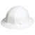 White ERB Omega II Full Brim with 6-Point Ratchet Suspension