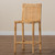 Baxton Studio Sofia Modern and Contemporary Natural Finished Wood and Rattan Counter Stool