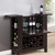 Baxton Studio Modesto Brown Modern Dry Bar and Wine Cabinet