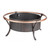 27.5" Copper Rail Fire Pit