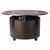 Walker Round Aluminum Fire Pit Table - LP-50,000 BTU