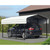 Arrow Carport 10x24x7 Ft. - Eggshell