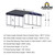 Arrow Carport 12 x 20 x 7 Ft. - Charcoal