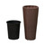 Mocha Wicker Planter Set - 2 Piece