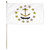 Rhode Island flag 12 x 18 inch