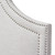 Baxton Studio Avignon Modern and Contemporary Grayish Beige Fabric Upholstered Full Size Headboard