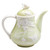 Green Morning Glory Butterfly Teapot