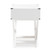 Baxton Studio Curtice Modern And Contemporary White 1-Drawer Wooden Bedside Table