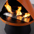 Lloyd Gel Fuel Free Standing Fireplace in Sunkissed Orange