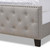 Baxton Studio Marion Modern Transitional Gray Fabric Upholstered Button Tufted Full Size Panel Bed