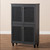 Baxton Studio Fernanda Modern and Contemporary Dark Gray 4-Door Wooden Entryway Shoe Storage Cabinet