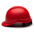 Pyramex Ridgeline Cap Style Hard Hat 4-Point Ratchet Suspension - HP44121 - Red Graphite