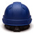 Pyramex Ridgeline Cap Style Hard Hat 4-Point Ratchet Suspension - HP44122 - Blue Graphite