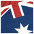 Australia flag 3ft x 5ft Super Knit polyester