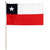 Chile flag 12 x 18 inch