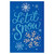 Let It Snow Garden Flag - 12in x 18in