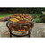 Large Round Campfire Cooking Grate with Folding Legs