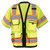 OccuNomix Type R Class 3 High-Vis Two-Tone Surveyor Mesh Back Safety Vest - LUX-HDS2T3