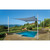 12' x 12' Heavyweight Square Shade Sail  - Sea Blue