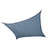 16' x 16' Heavyweight Square Shade Sail  - Sea Blue