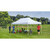 Quik Shade Commercial 10' x 15' Pop Up Tent Canopy - White