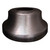 black High Profile Trumpet Aluminum Flash Collar - For 2 3/8" Diameter Pole