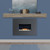 48" Acacia Fireplace Shelf by Pearl Mantels - Weathered Gray Finish