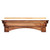 48" Auburn Fireplace Shelf by Pearl Mantels - Cherry Distressed Finish