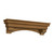 72" Celeste Fireplace Shelf by Pearl Mantels - Dune Distressed Finish