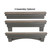 72" Hadley Fireplace Shelf by Pearl Mantels - Cottage Distressed Finish