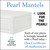 72" Sarah MDF Fireplace Shelf by Pearl Mantels - White Paint Finish