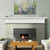 48" Shepherd MDF Fireplace Shelf by Pearl Mantels - White Paint Finish