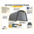 ShelterCoat 13' x 20' Wind & Snow Rated Garage  - Gray