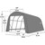 ShelterCoat 15' x  24' Wind & Snow Rated Garage  - Gray