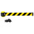 Banner Stakes 15' Wall-Mount Retractable Belt, Yellow/Black Diagonal Stripe - MH1507