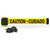 Banner Stakes 7' Wall-Mount Retractable Belt, Yellow "Caution - Cuidado" - MH7002