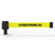 Banner Stakes 15' Long Retractable Barrier Belt, Yellow "Authorized Personnel Only"; Pack of 5 - PL4033
