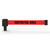 Banner Stakes 15' Long Retractable Barrier Belt, Red "Restricted Area"; Each - PL4046