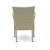 East West Furniture Bork Wicker Patio Armchairs with Beige Cushion Set of 2- Natural Finish - BKLC103A