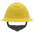 MSA V-Gard C1 Full Brim Hard Hat with Fas-Trac III Ratchet Suspension