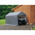 6' x 10' x 6' 6" Gray Shed-in-a-Box with Peak Roof