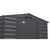 Arrow Select 6' x 5' Steel Storage Shed -  Charcoal