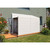 Yardsaver 4' x 10' Steel Pent Roof Storage Shed - Eggshell