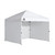 Wall Kit for Quik Shade Straight Leg Canopies, 10 ft. x 10 ft in White