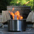 21" Smokeless Wood Burning Firepit - Stainless Steel