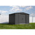 Arrow Classic Steel Storage Shed  10' x 8' Charcoal