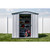 Arrow Classic Steel Storage Shed 6' x 5' -  Flute Gray